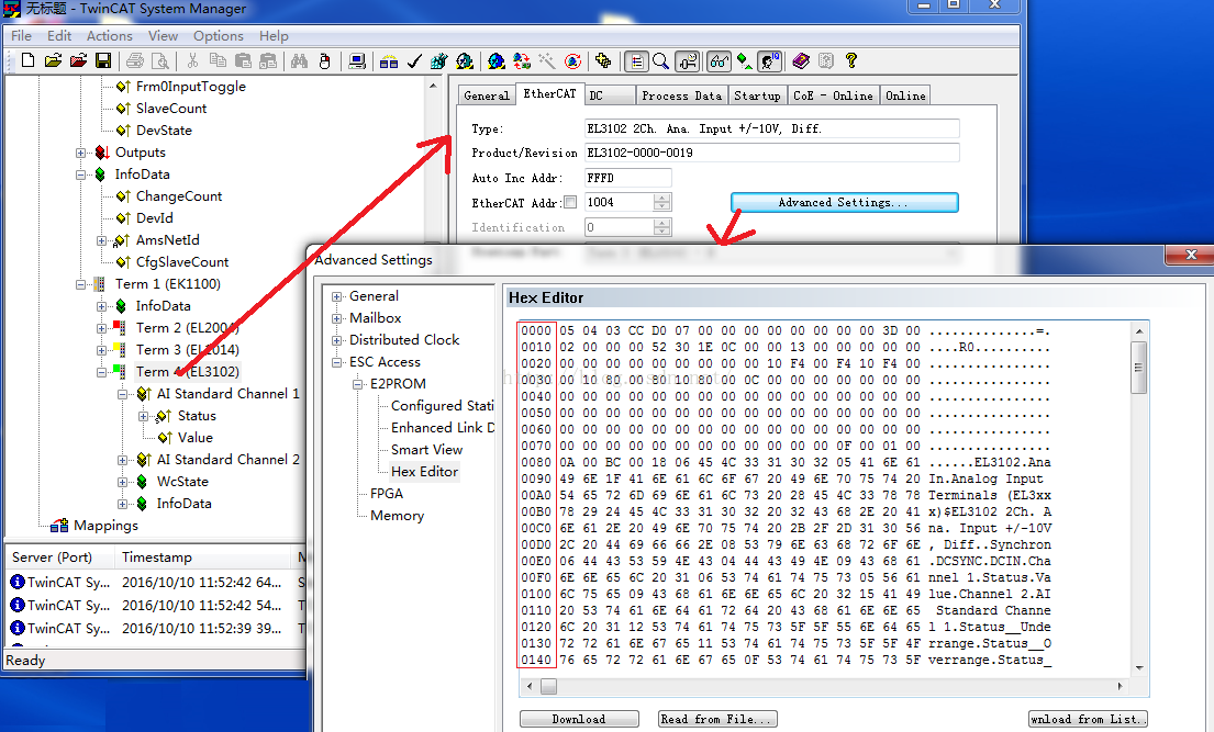 EtherCAT从站控制器EEPROM介绍 Codesys 第252plc